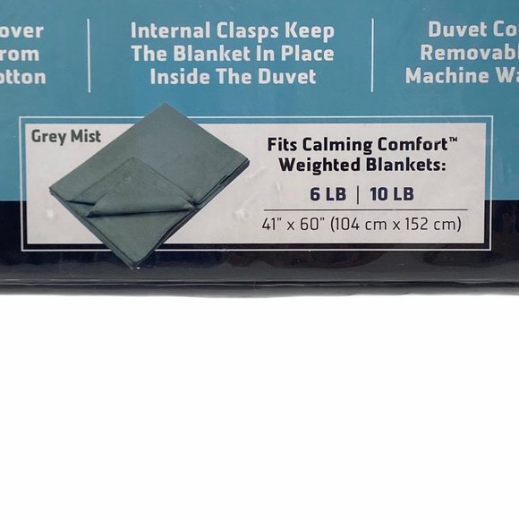 Calming Comfort Duvet Cover 6-10lb Weight Blanket - Picture 2 of 4